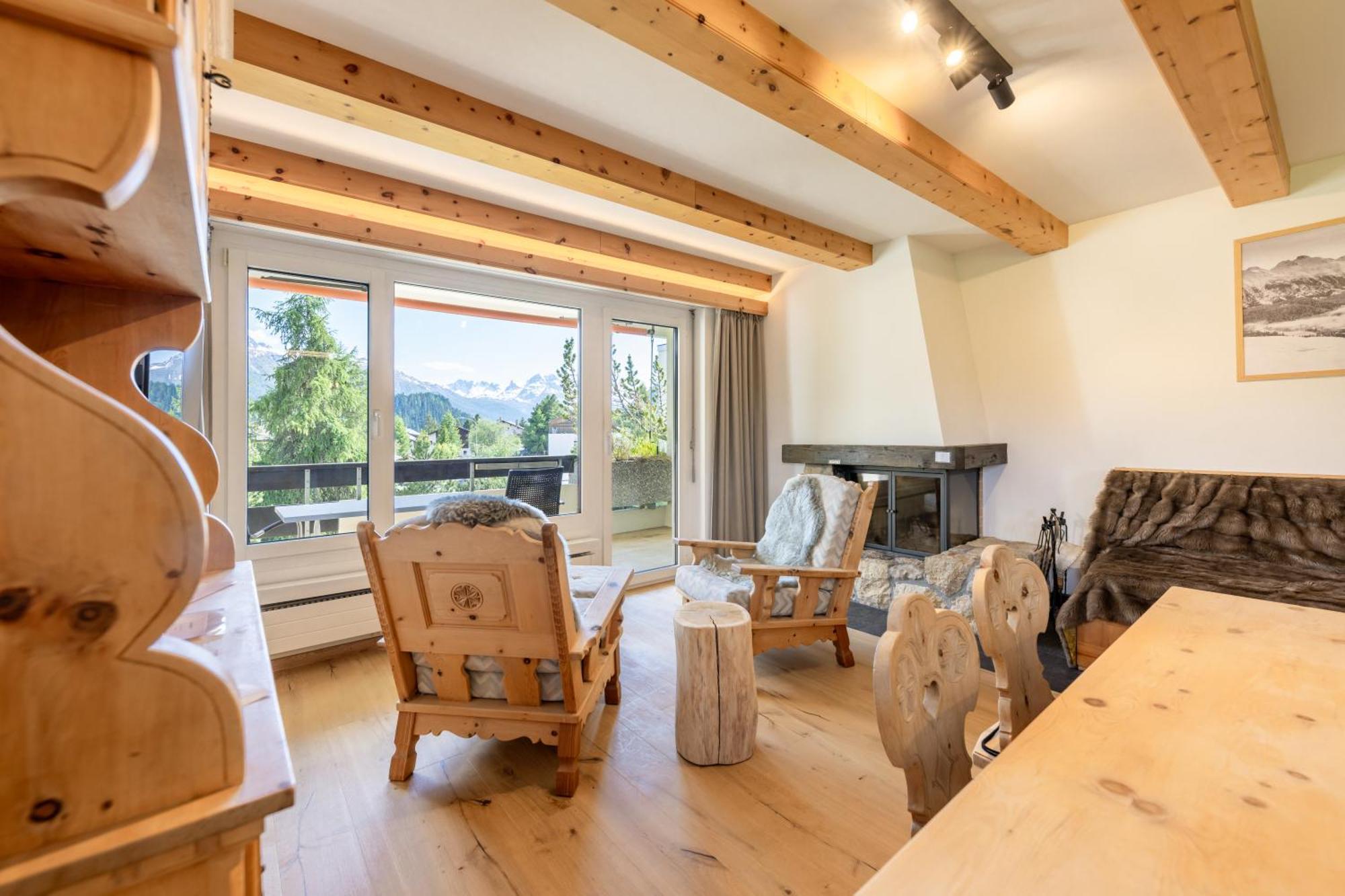 Cosy Apartment Facing Piz Rosatsch Σεντ Μόριτζ Εξωτερικό φωτογραφία